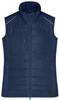 James & Nicholson JN1821 Ladies´ Hybrid Vest - /Navy/Navy - XL