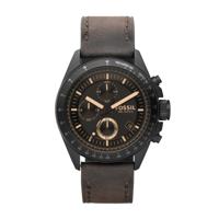 Horlogeband Fossil CH2804 Leder Bruin 22mm
