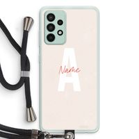 Strawberry Milkshake: Samsung Galaxy A52s 5G Transparant Hoesje met koord