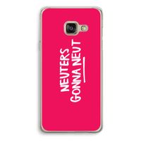 Neuters (roze): Samsung Galaxy A3 (2016) Transparant Hoesje