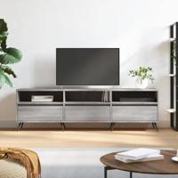 Tv-meubel 150x30x44,5 cm bewerkt hout grijs sonoma eikenkleurig