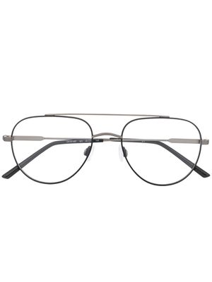 Calvin Klein lunettes de vue à monture aviateur - Noir