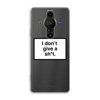 Don't give a shit: Sony Xperia Pro-I Transparant Hoesje