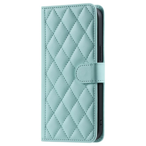 Samsung Galaxy A71 hoesje - Bookcase - Pasjeshouder - Koord - Kunstleer - Turquoise