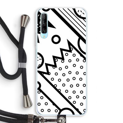 Pop Art #4: Huawei P Smart Pro Transparant Hoesje met koord