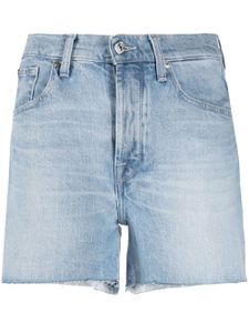 7 For All Mankind short à bords francs - Bleu