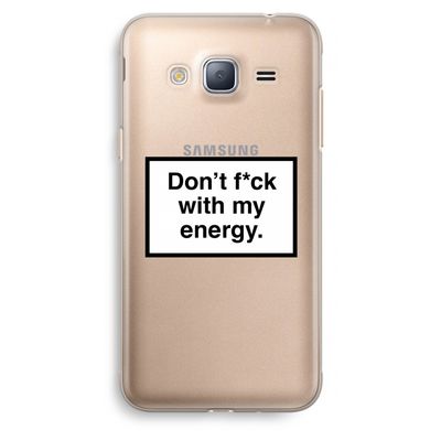 My energy: Samsung Galaxy J3 (2016) Transparant Hoesje