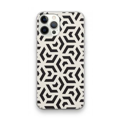 Crazy pattern: iPhone 12 Pro Max Transparant Hoesje