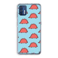 Dinosawrr: Motorola Moto G9 Plus Transparant Hoesje Dinosawrr: Motorola Moto G9 Plus Transparant Hoesje