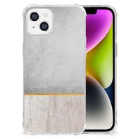 iPhone 14 Stevig Telefoonhoesje Wood Concrete