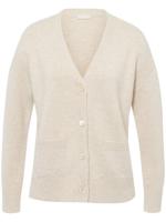 Vest V-hals Van include beige