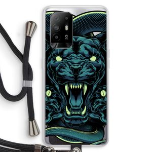 Cougar and Vipers: Oppo A95 5G Transparant Hoesje met koord
