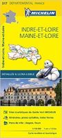 Wegenkaart - landkaart 317 Indre et Loire - Maine et loire | Michelin - thumbnail