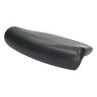 Badkussen - donkergrijs - 27 cm - extra comfortabel - met zuignappen - bubbelbad kussen
