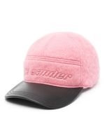 Jil Sander casquette à logo brodé - Rose - thumbnail