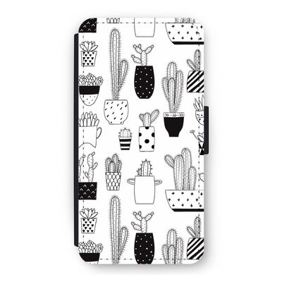 Cactusmotief: iPhone 12 Flip Hoesje