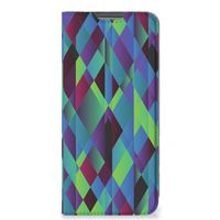 OPPO A96 | A76 Stand Case Abstract Green Blue