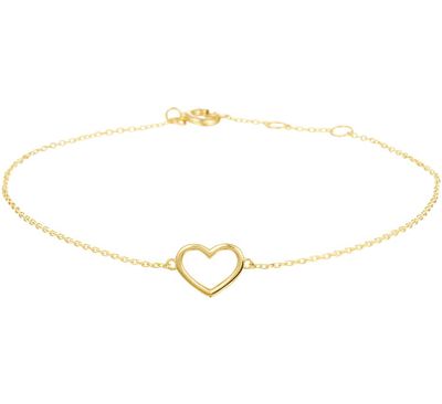 TFT Armband Goud Hart 0,8 mm 16 - 17 - 18 cm