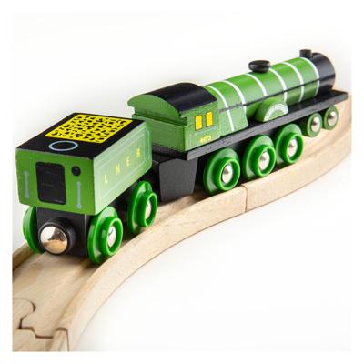 Bigjigs houten trein flying scotsmann