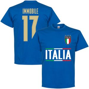 Italië Squadra Azzurra Immobile 17 Team T-Shirt