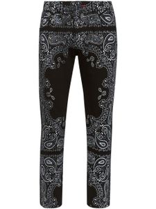 Philipp Plein jean skinny à patch logo - Noir