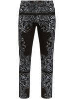 Philipp Plein jean skinny à patch logo - Noir