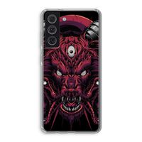 Hell Hound and Serpents: Samsung Galaxy S21 FE Transparant Hoesje