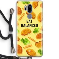 Eat Balanced: LG G7 Thinq Transparant Hoesje met koord