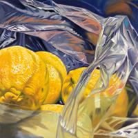 Kunstdruk Thomas Freund - Lemon bag 98x98cm