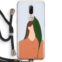 Leaf: OnePlus 6 Transparant Hoesje met koord