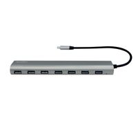 LogiLink UA0310 interface hub USB 3.2 Gen 1 (3.1 Gen 1) Type-C 5000 Mbit/s Grijs - thumbnail