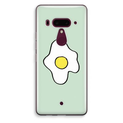 Spiegelei: HTC U12+ Transparant Hoesje