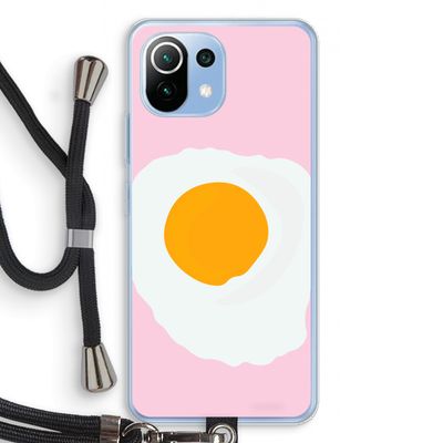 Sunny side up: Xiaomi Mi 11 Lite Transparant Hoesje met koord