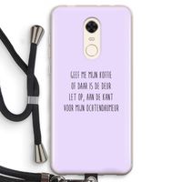 Ochtendhumeur: Xiaomi Redmi 5 Transparant Hoesje met koord