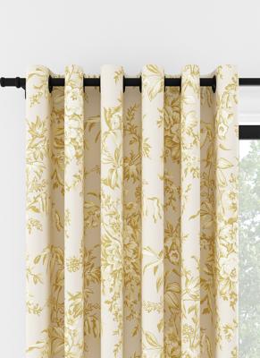Laura Ashley Picardie Goud Ringgordijn