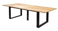 Kaihou table 300x100cm. alu black/teak - Yoi