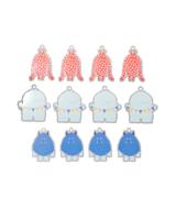 HEMA Labels 14x9.5cm monster - 12 stuks