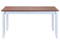 Inter Link Eettafel Westerland (Wit, bruin)