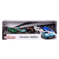 Majorette porsche motorsport auto&apos;s giftpack, 5st.