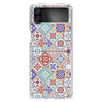 Samsung Galaxy Z Flip 4 | TPU | Siliconen hoesje | Tiles Color