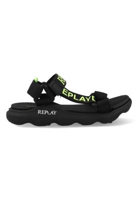Replay Spacer JT540001T-1754 Zwart / Groen maat