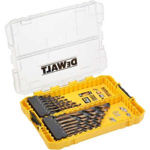 DEWALT Black & gold HSS-G Metaalboor Set DT70755-QZ boorset 21-delig, in Tough Case