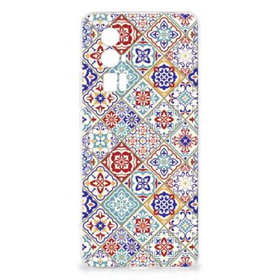 Xiaomi Poco F5 Pro | TPU | Siliconen hoesje | Tiles Color Xiaomi Poco F5 Pro | TPU | Siliconen hoesje | Tiles Color