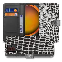 Slangenprint Design Samsung Galaxy Xcover 7 Pro | Book Case & Portemonnee Hoesje Met Pasjes