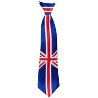 Stropdas Engeland - verkleedaccessoire - Verenigd Koninkrijk - 40 cm
