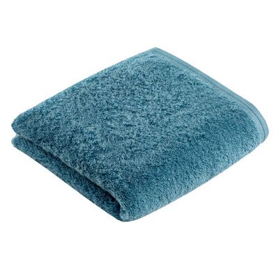 Vossen Vossen handdoek Vegan Life sea shimmer 50x100