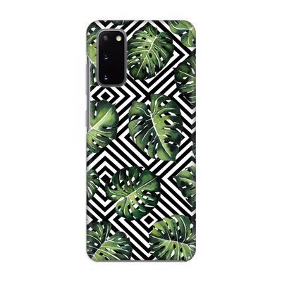 Geometrische jungle: Volledig geprint Samsung Galaxy S20 Hoesje
