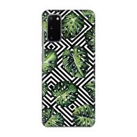 Geometrische jungle: Volledig geprint Samsung Galaxy S20 Hoesje
