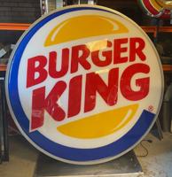 Burger King Logo Lichtreclame - Ø185cm - Origineel