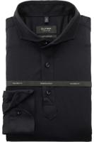 OLYMP SIGNATURE Soft Business Tailored Fit Jersey shirt Marine, Effen - thumbnail